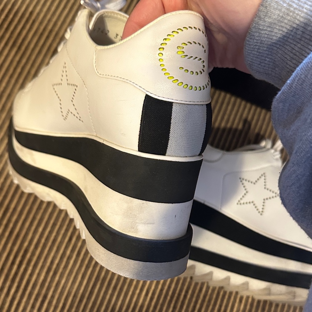 Stella McCartney White Star Sneakers - Picture 5 of 14